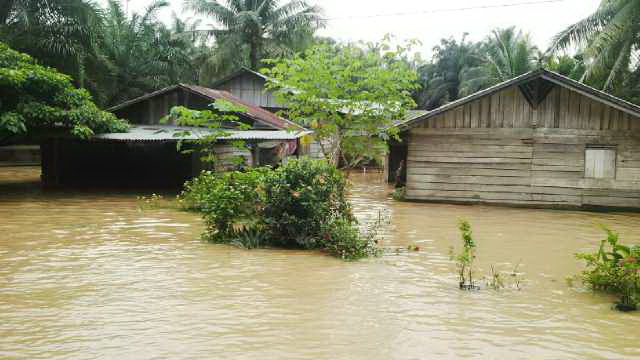 kondisi terkini banjir di Rohul